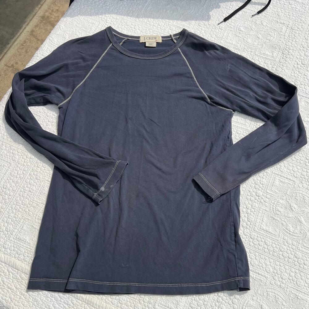 American Eagle Long Sleeve Rib Knit Crewneck Top, Olive Green, Men's size XL